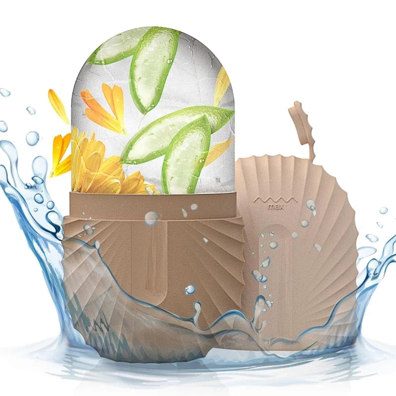 Ice Face Roller – Silicone Facial Ice Mold for Pore Shrinking