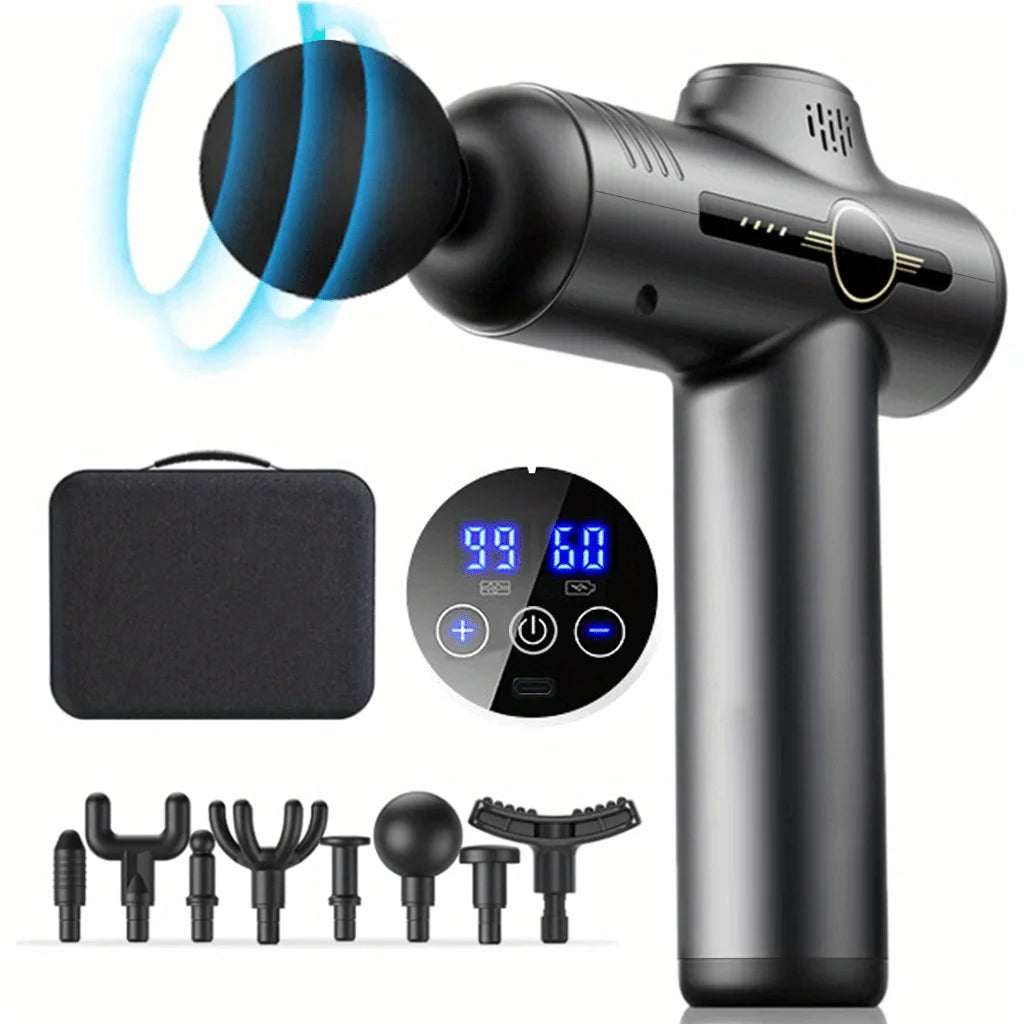 Portable Massage Gun – Vibration Gun for Deep Muscle Relaxation & Fitness