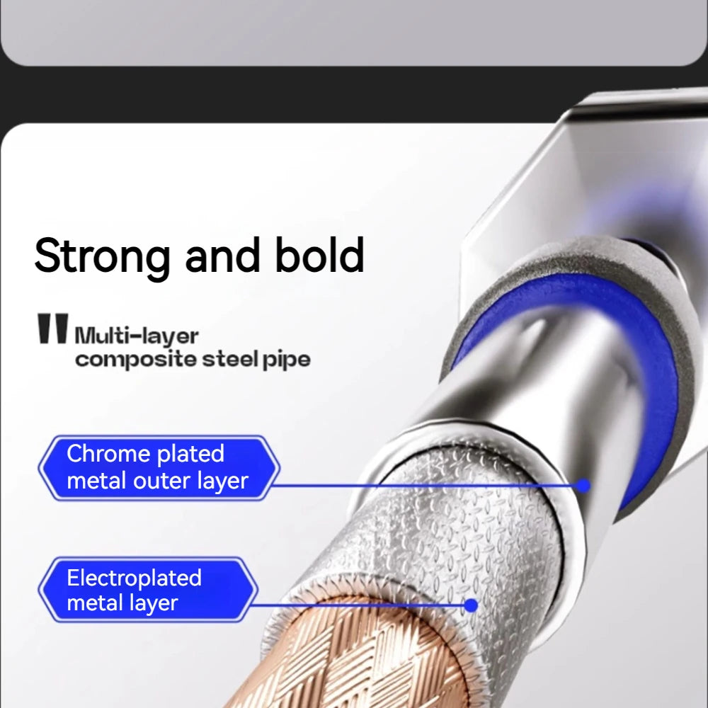 Telescopic Doorway Pull-Up Bar – Adjustable Home Gym Strength Trainer