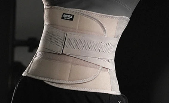 JINGBA Waist & Back Support Belt – Fitness Sweat Trainer for Abs & Lumbar Protection