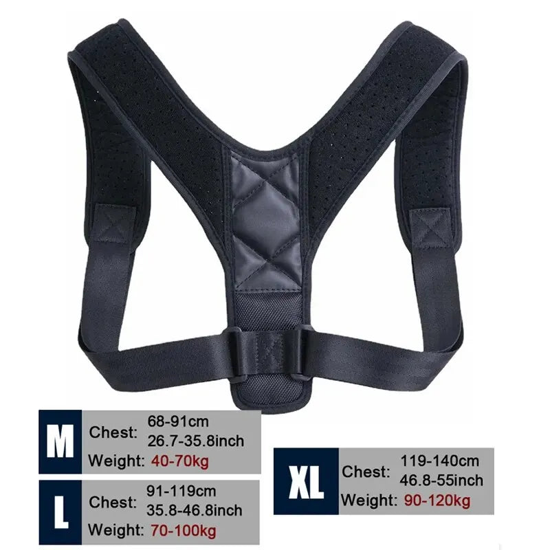 Back Posture Corrector Belt – Hunchback & Sitting Posture Support, Unisex