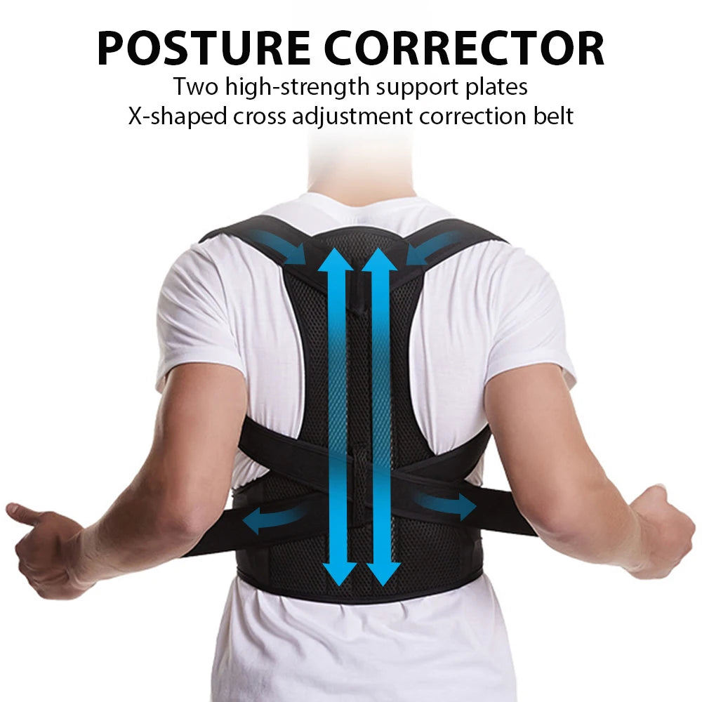 Back Brace, Posture Corrector for Women and Men and Back Straightener for Improved Posture