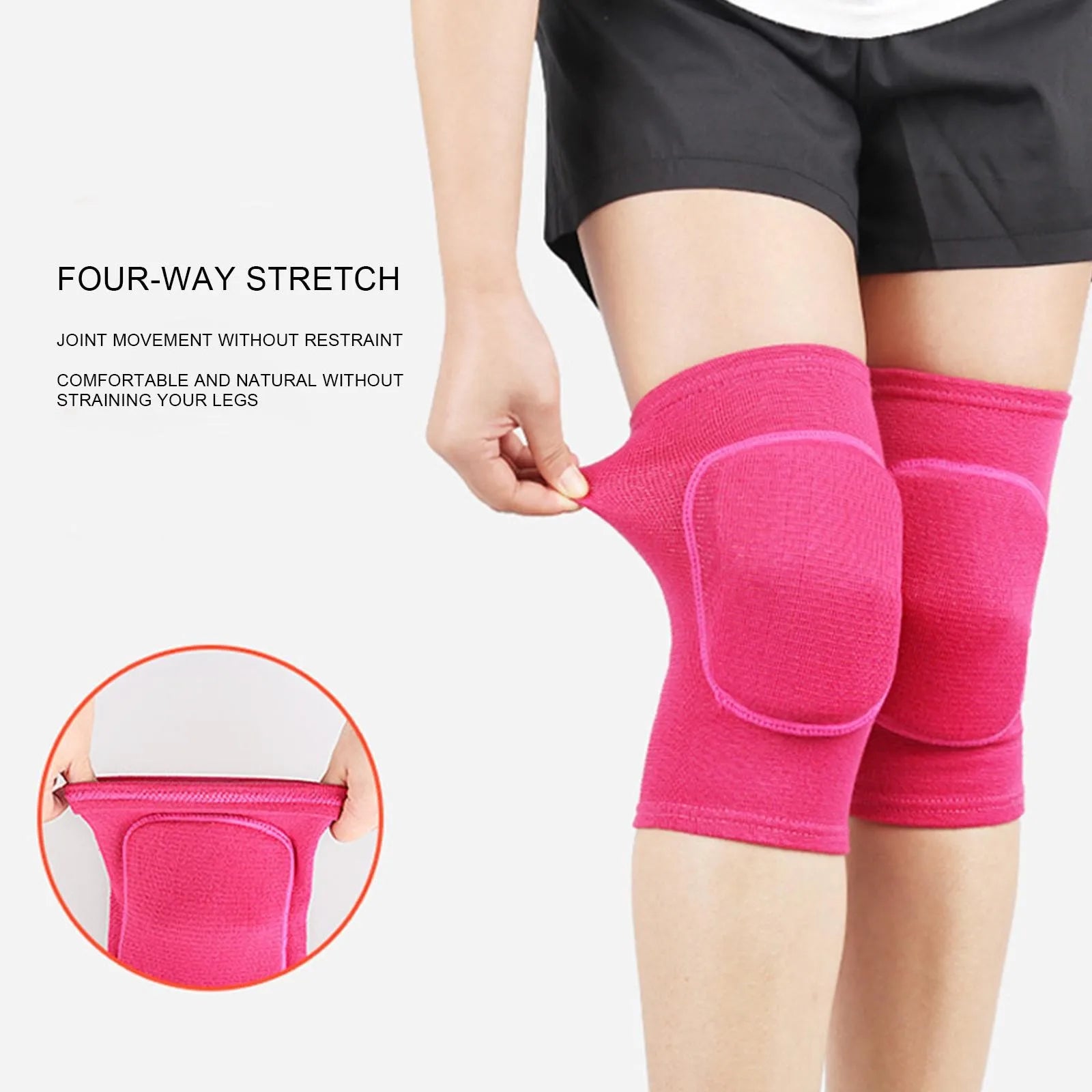 Sports Knee Pads, Compression Knee Brace and Athletic Knee Sleeve for Comfort and Injury