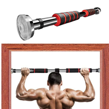 Telescopic Doorway Pull-Up Bar – Adjustable Home Gym Strength Trainer