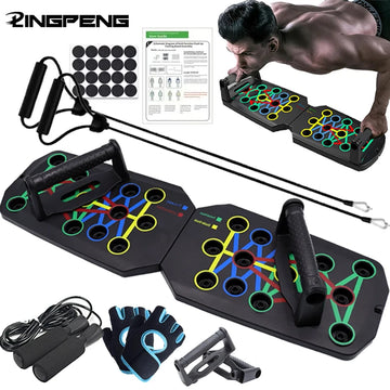 Portable Push-Up Board Set – Foldable Home Fitness Trainer