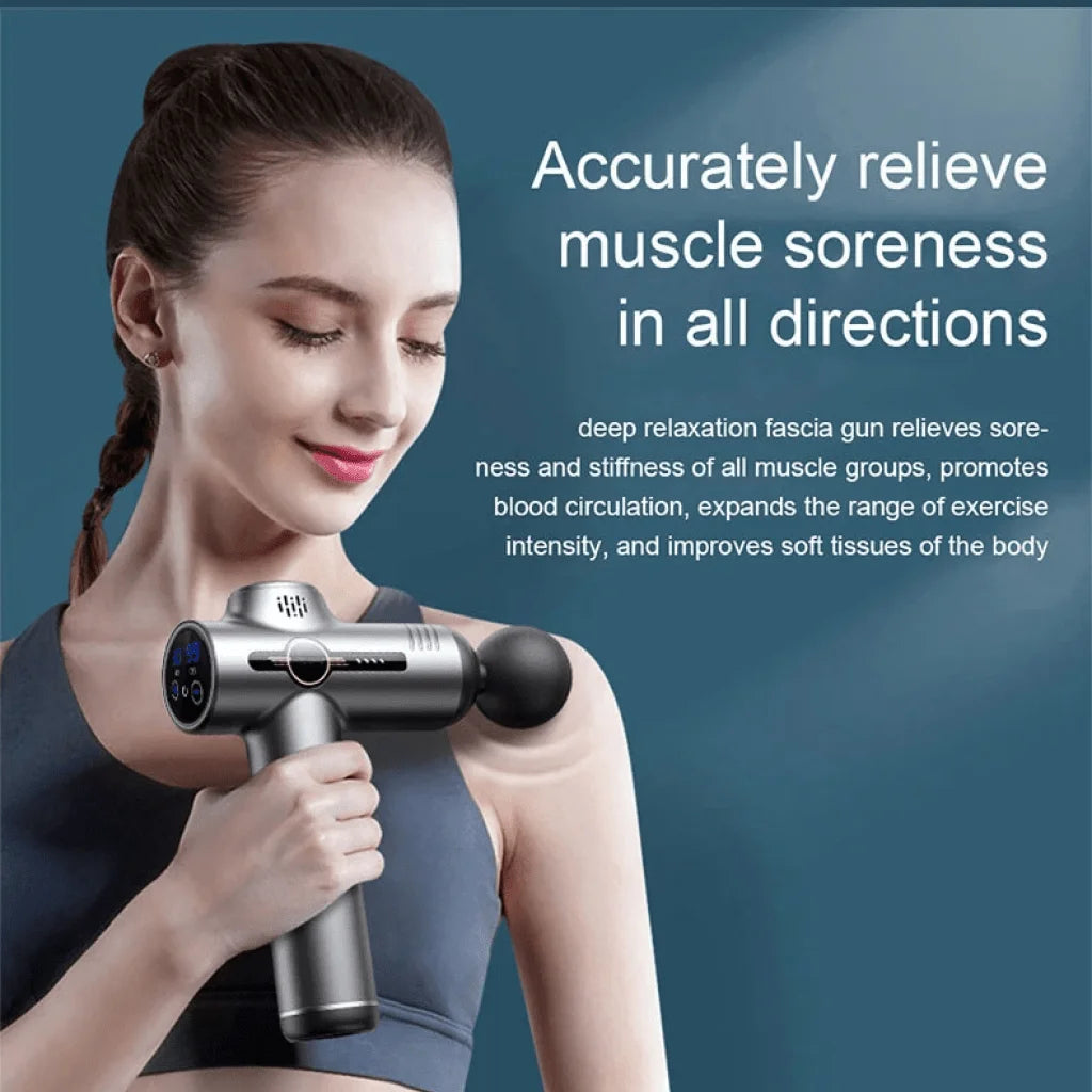 Portable Massage Gun – Vibration Gun for Deep Muscle Relaxation & Fitness